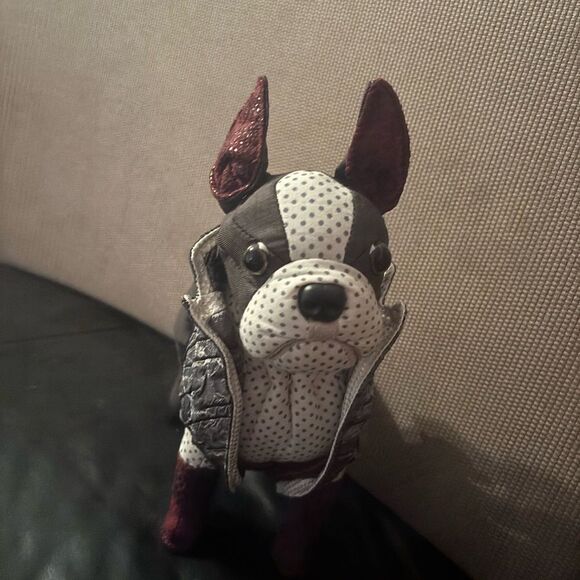 Fuzzy Nation Limited-Edition ‘Boston-in-Boots Elvis’ Purse dog design handbag - Picture 2 of 11